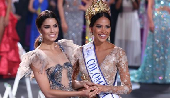 Hoa hậu Colombia 2015, Miss Unvierse, Hoa hậu Colombia, Miss Colombia 2015, Andrea Tovar, Hoa hậu, người đẹp da màu đăng quang Hoa hậu Colombia 2015