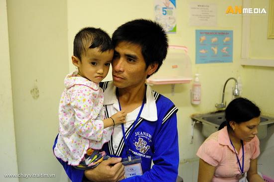 Chạy vì trái tim 2015, Công ty Thương Mại và Dịch Vụ Tâm Hiếu, Từ thiện, Trẻ mắc bệnh tim bẩm sinh