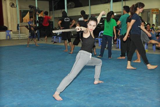 Cao Mỹ Kim, Cao Mỹ Kim tập võ, Sao Việt