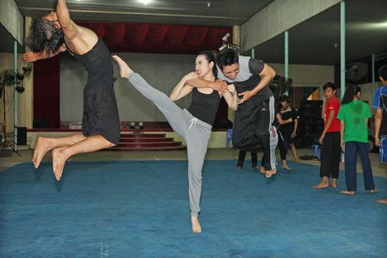 Cao Mỹ Kim, Cao Mỹ Kim tập võ, Sao Việt