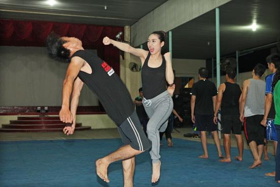 Cao Mỹ Kim, Cao Mỹ Kim tập võ, Sao Việt