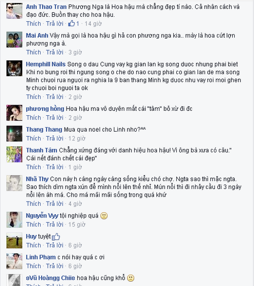 Mai Diệu Linh, Trương Hồ Phương Nga, Hoa hậu Diễm Hương, Sao Việt