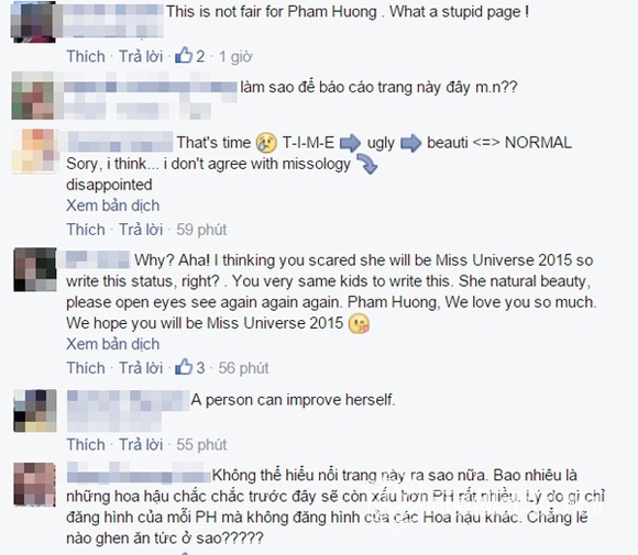 Phạm Hương,Phạm Hương bị quy chụp thẩm mỹ,Missosology tố Phạm Hương thẩm mỹ