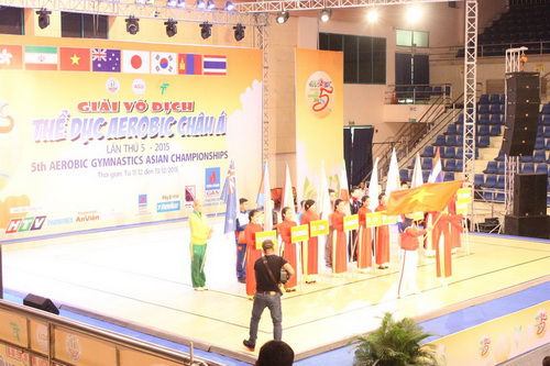 Vũ Thị Hương, Lâm Quang Nhật, Giải Vô địch Thể dục Aerobic Châu Á 2015