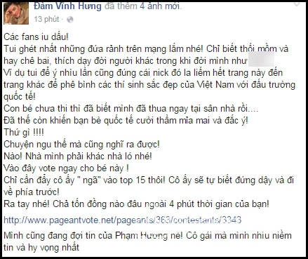 Dàn sao việt,hoa hậu phạm hương,hoa hậu hoàn vũ thế giới 2015