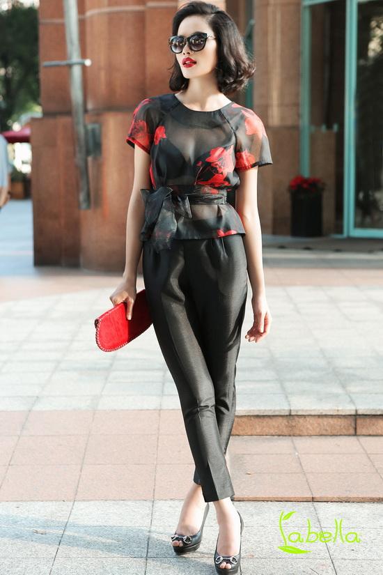 floral-2112-4-ngoisao 6 Bộ sưu tập Floral, Thời trang Labella, Thời trang Labella khuyến mại