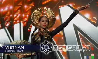 Phạm Hương, Phạm Hương trượt top 15, Miss Universe, sao Việt 