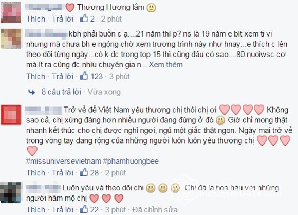 Phạm Hương, Phạm Hương trượt top 15, Miss Universe, sao Việt 