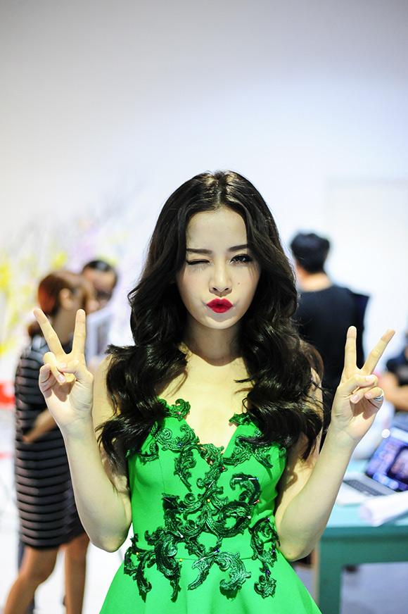 Tóc Tiên, Tóc Tiên tình cảm bên quán quân Next Top Mỹ 2015, quán quân cuối cùng Next Top Mỹ