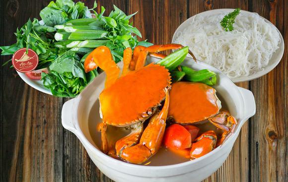 Nhà Hàng Ao – Ta, Lẩu cháo cua đồng,l Lẩu gà rượu nếp