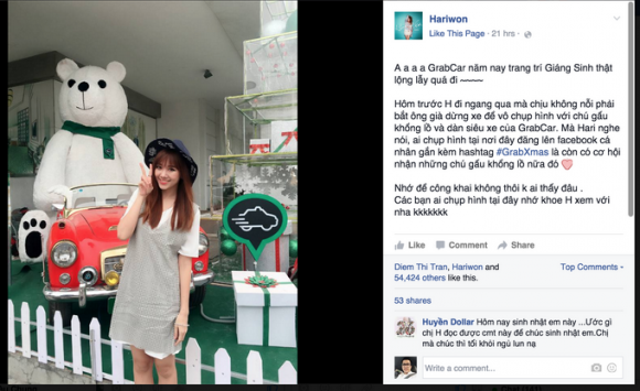 sao-teen-2212-3-ngoisao 0 GrabCar, #GrabXmas, Union Square