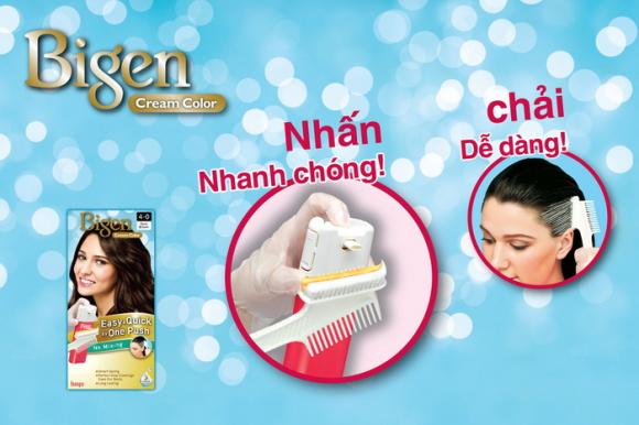 Nhuộm tóc, Nhuộm tóc đúng cách, Bigen One Push