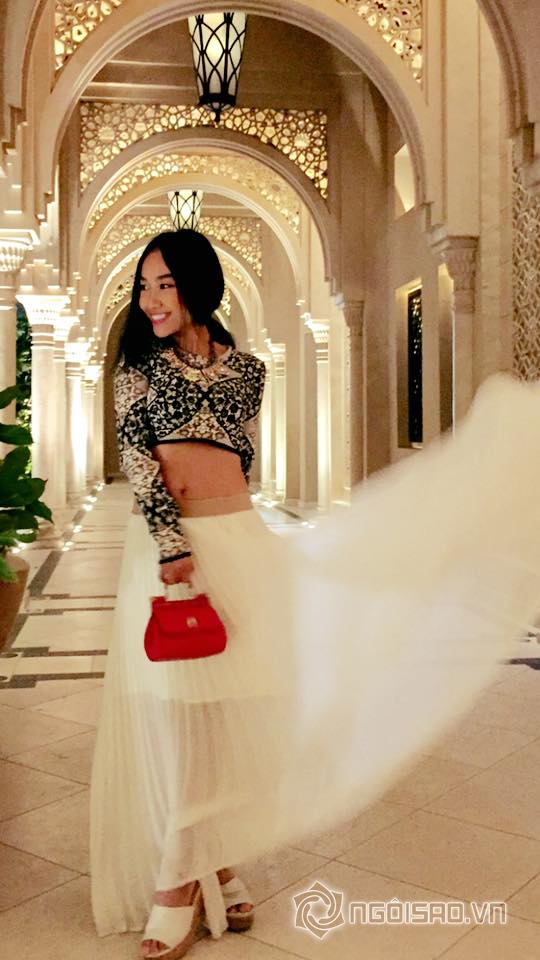 Đoan Trang, Đoan Trang du lịch Dubai, con gái Đoan Trang, sao việt 