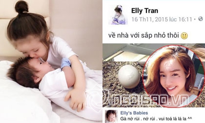 Elly Trần, hotgirl ngực khủng, Elly Trần tái xuất rạng ngời sau 2 tháng sinh con