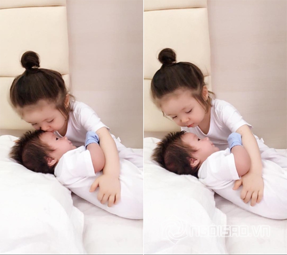 Cadie Mộc Trà, Elly Trần sinh con, con của Elly Trần