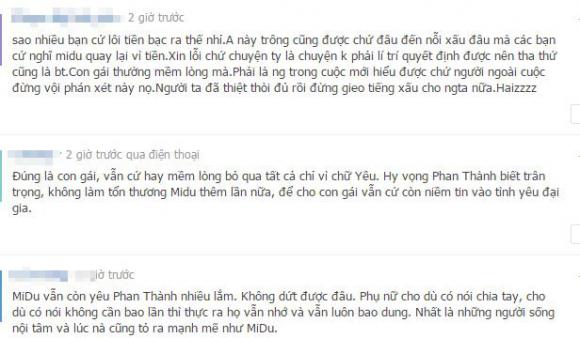 Midu, Midu và Phan Thành, Midu và Phan Thành quay lại, sao Việt 