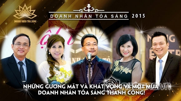 Doanh nhân Toả sáng 2015, Gala Dạ vũ Doanh nhân, doanh nhân Việt