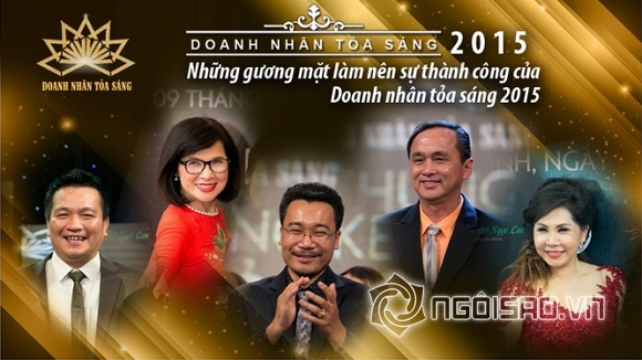 Doanh nhân Toả sáng 2015, Gala Dạ vũ Doanh nhân, doanh nhân Việt