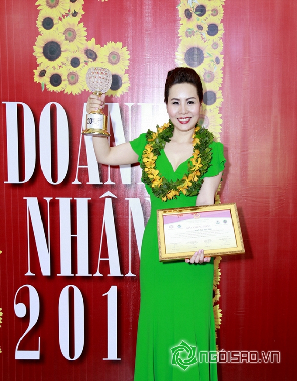 Nữ hoàng Doanh nhân Kim Chi, ngô Thị Kim Chi nhận giải thưởng Doanh nhân tiêu biểu, Doanh nhân Kim Chi