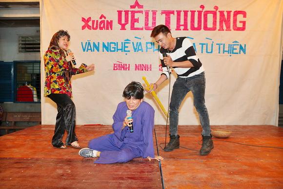 Hoàng Mập, Sao việt làm từ thiện, Trại phong Bình Minh