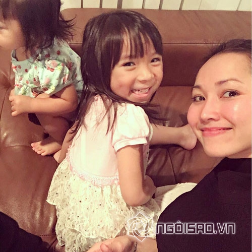 con gái Kim Hiền,con gái Kim Hiền mặc đẹp đón Tết,con gái Kim Hiền đón Tết cùng gia đình