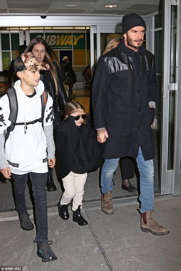 Harper Beckham, Harper Beckham sành điệu, Harper Beckham và bố