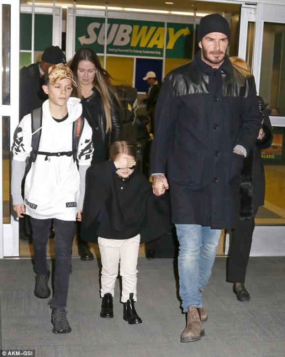 Harper Beckham, Harper Beckham sành điệu, Harper Beckham và bố
