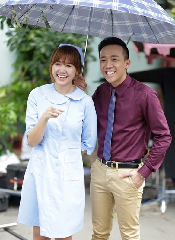 Trấn Thành, Trấn Thành - Hari Won, Trấn Thành - Hari Won sánh đôi trên sân khấu 