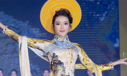 Á hậu huyền my,hoa hậu việt nam 2014,huyền my xúc động đi từ thiện