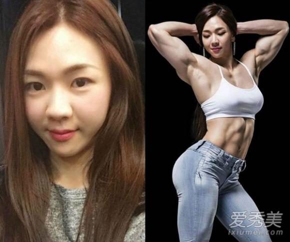 mặt búp bê thân hình lực sĩ, cô gái mặt búp bê thân hình lực sĩ, cô gái thân hình lực sĩ