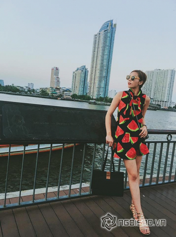 Hoa hậu Kỳ Duyên, Nguyễn Cao Kỳ Duyên, Kỳ Duyên du lịch Thái Lan, sao việt