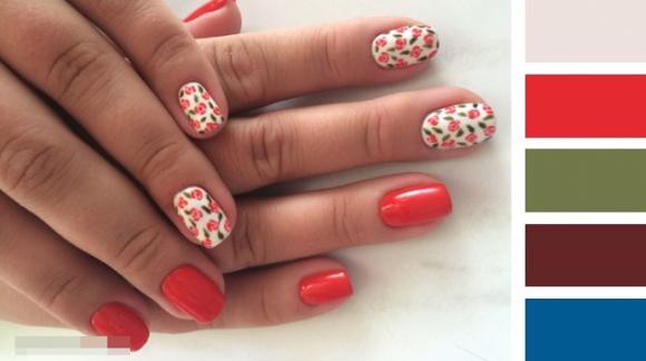 phối màu nail chuẩn theo bảng màu 11