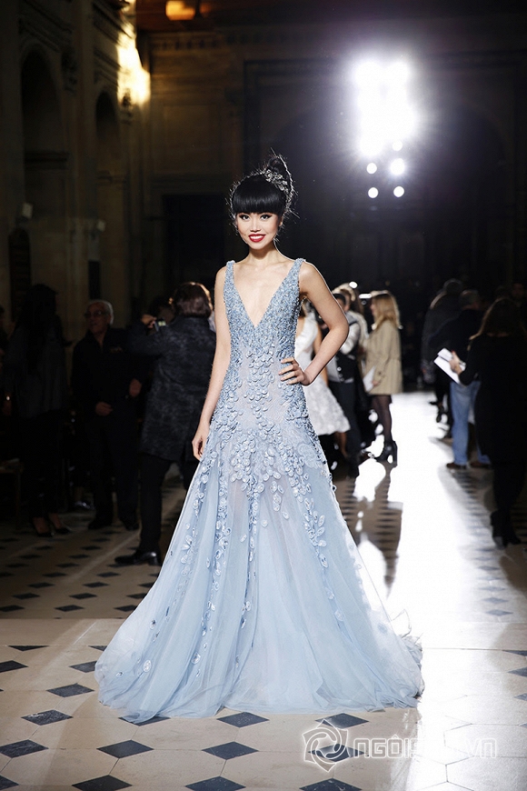  Jessica Minh Anh, người mẫu gốc việt,  Jessica Minh Anh tại Paris Fashion Week