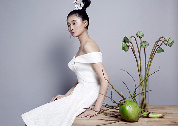 mẫu Việt Kim Nhung, mẫu Việt làm vedette Tokyo Fashion Feek, NTK Công Trí