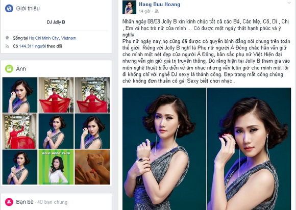 Jolly B, DJ Jolly B, Sao Việt