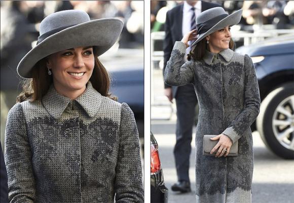 Công nương Kate xinh đẹp quý phái,Công nương Kate sánh đôi bên 2 Hoàng tử,Công nương Kate luôn rạng rỡ