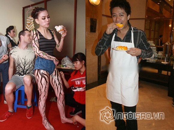 sao việt, dáng ngồi ăn của sao việt, tư thế ngồi của sao việt