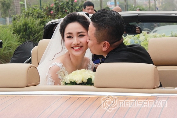 lễ rước dâu của Á hậu Trà My,Á hậu Trà My chính thức lên xe hoa,ông xã Á hậu Trà My