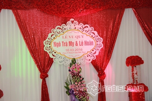 lễ rước dâu của Á hậu Trà My,Á hậu Trà My chính thức lên xe hoa,ông xã Á hậu Trà My