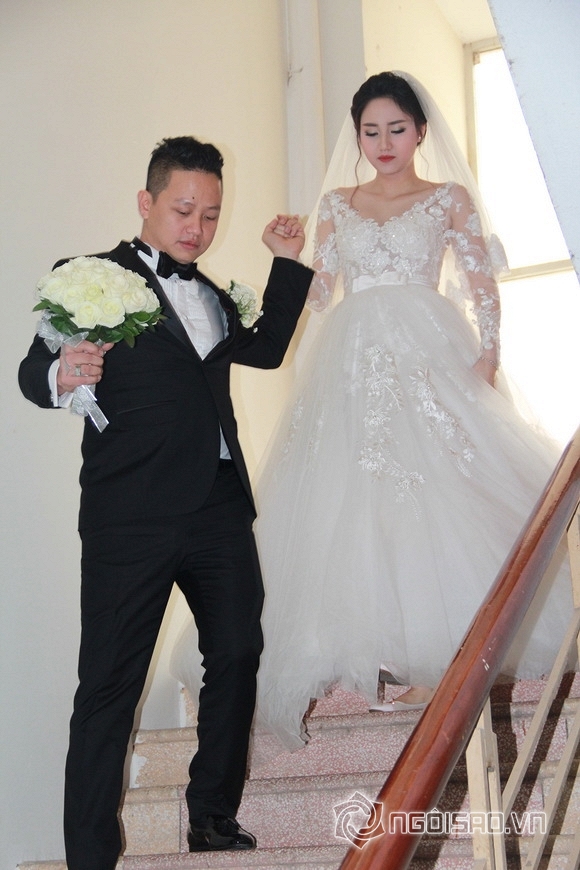 lễ rước dâu của Á hậu Trà My,Á hậu Trà My chính thức lên xe hoa,ông xã Á hậu Trà My
