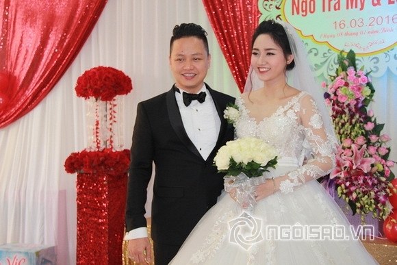 lễ rước dâu của Á hậu Trà My,Á hậu Trà My chính thức lên xe hoa,ông xã Á hậu Trà My
