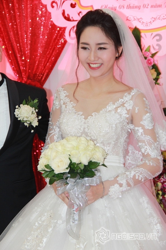 lễ rước dâu của Á hậu Trà My,Á hậu Trà My chính thức lên xe hoa,ông xã Á hậu Trà My