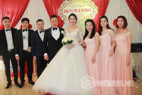 lễ rước dâu của Á hậu Trà My,Á hậu Trà My chính thức lên xe hoa,ông xã Á hậu Trà My