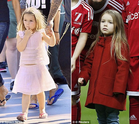 Victoria Beckham,Victoria Beckham khoe ảnh con gái,bé Harper