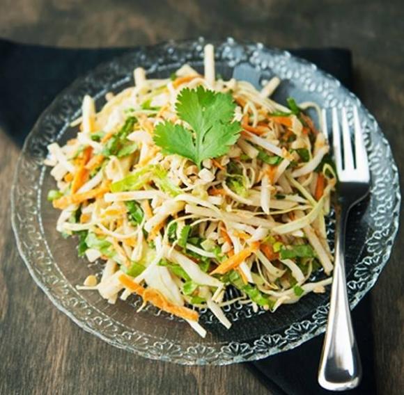 Nộm củ đậu cà rốt, cách làm nộm củ đậu cà rốt, các món nộm