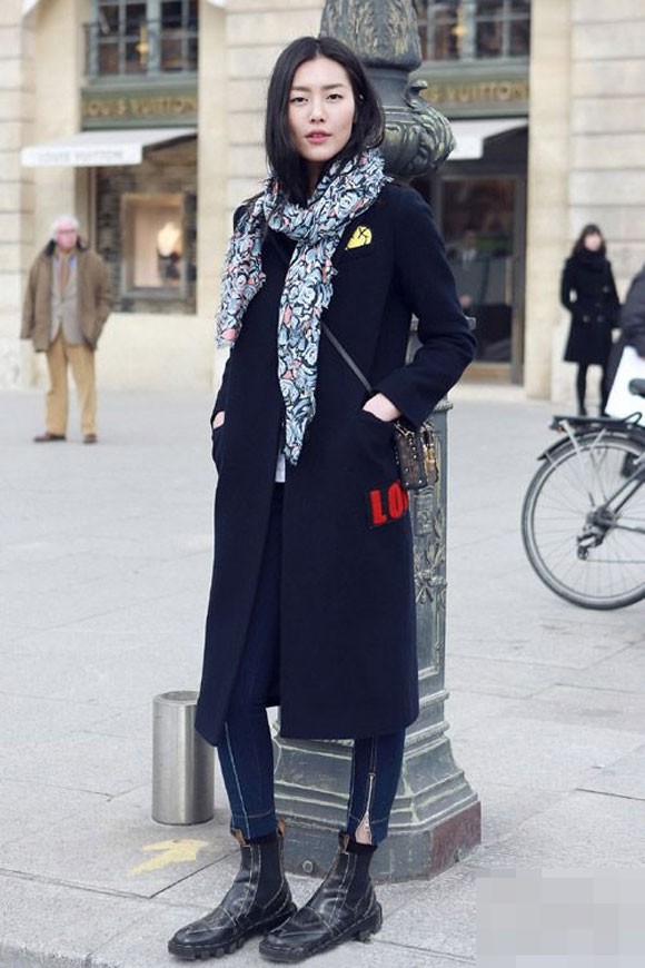 Liu Wen,siêu mẫu Liu Wen,street style của Liu Wen 