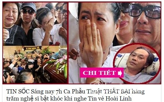Hoài Linh, Hoài Linh bị bệnh nặng, nhà thờ tổ của Hoài Linh, sao Việt 