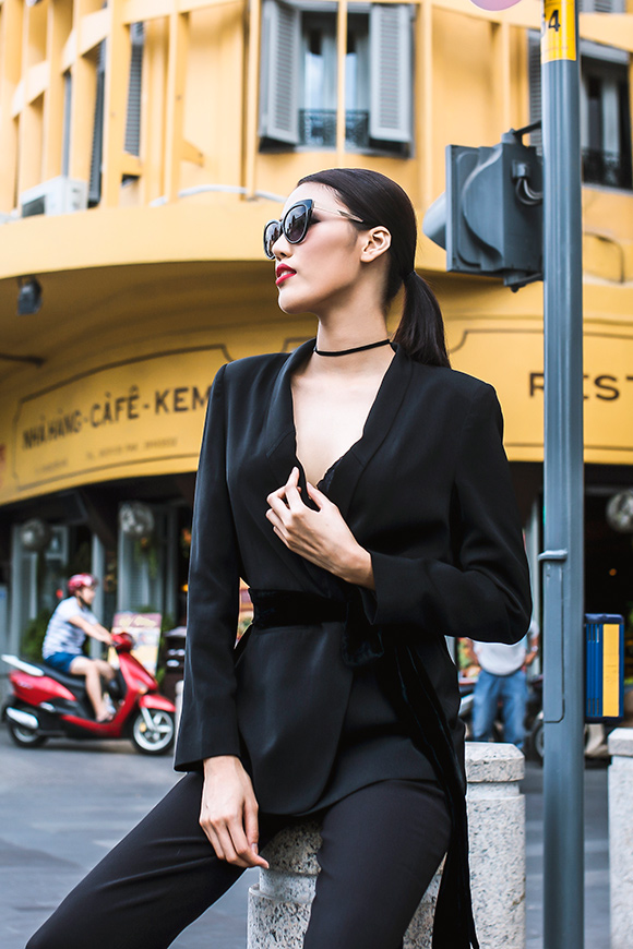 Lan Khuê, Lan Khuê khoe street style vạn người mê, Lan Khuê tự tin xuống phố