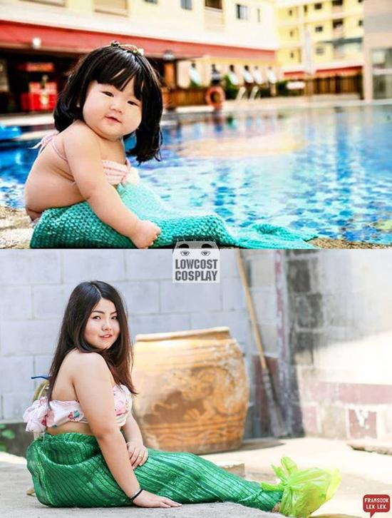 thời trang tự chế, cô gái mũm mĩm thời trang tự chế, thời trang tự chế gấy sốt, thời trang tự chế giới trẻ