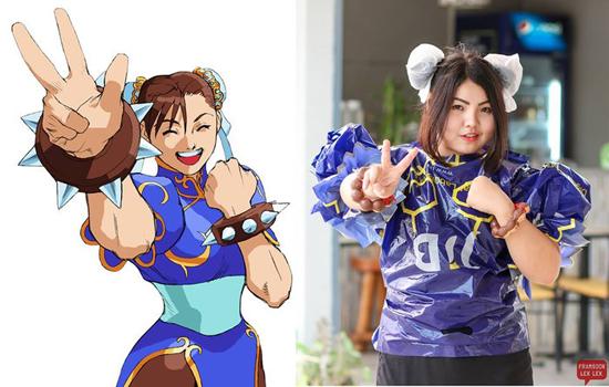 thời trang tự chế, cô gái mũm mĩm thời trang tự chế, thời trang tự chế gấy sốt, thời trang tự chế giới trẻ
